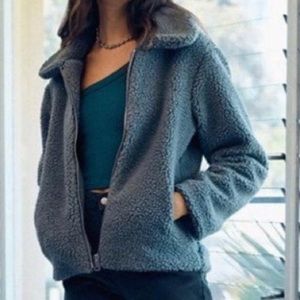 COPY - BDG Theo Fleece Teddy Jacket